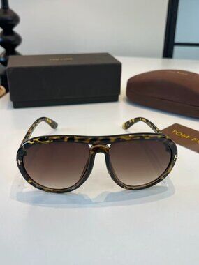 Tom Ford shield aviator sunglasses